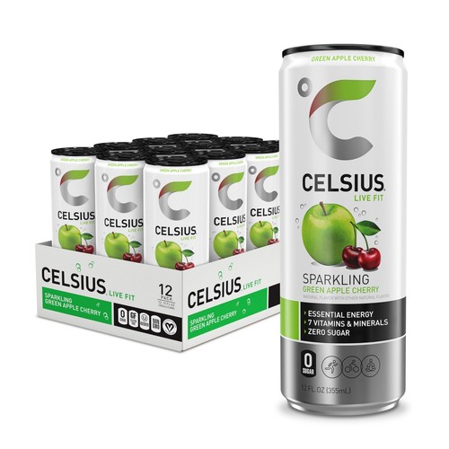 Celsius sparkling green apple - celsius,