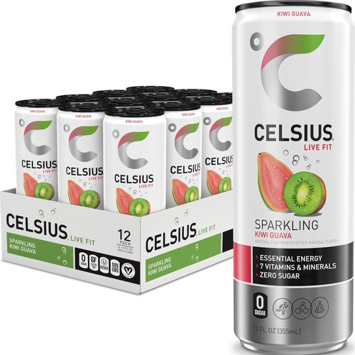 Celsius sparkling kiwi guava - kiwi,