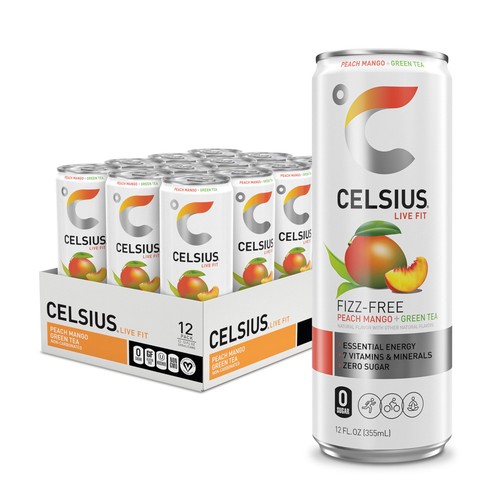 Celsius fizz free peach - fizz, mango