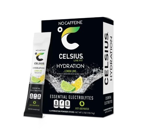 Celsius hydration lemon - hydration,